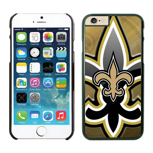 New Orleans Saints iPhone 6 Plus Cases Black - Click Image to Close