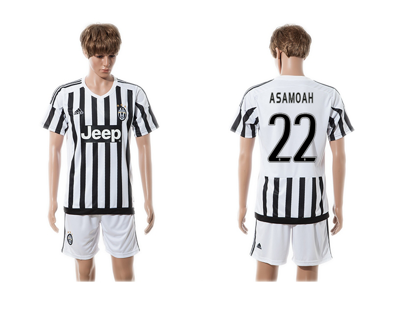 2015-16 Juventus 22 ASAMOAH Home Jersey