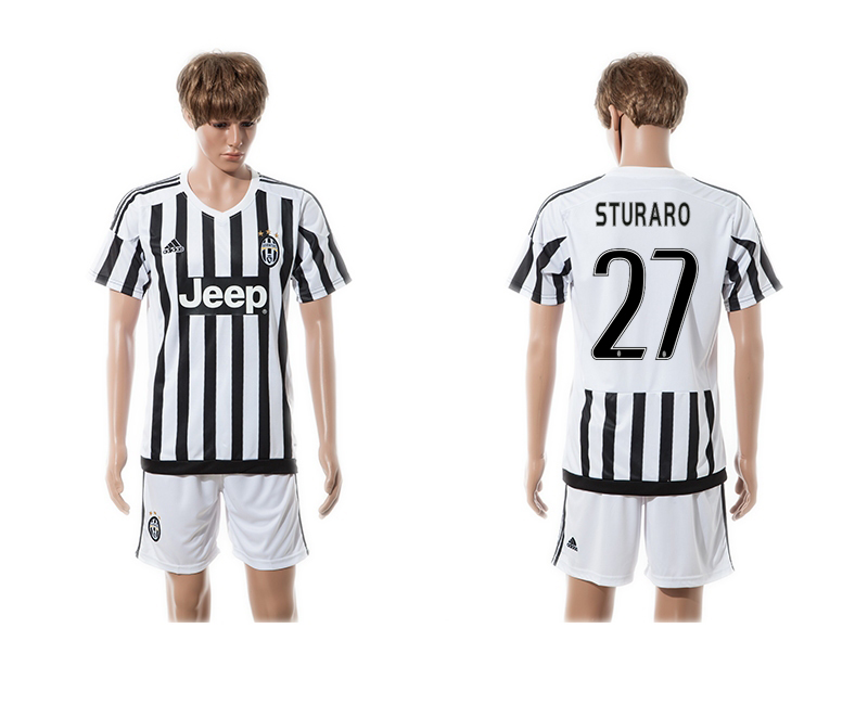 2015-16 Juventus 27 STURARO Home Jersey
