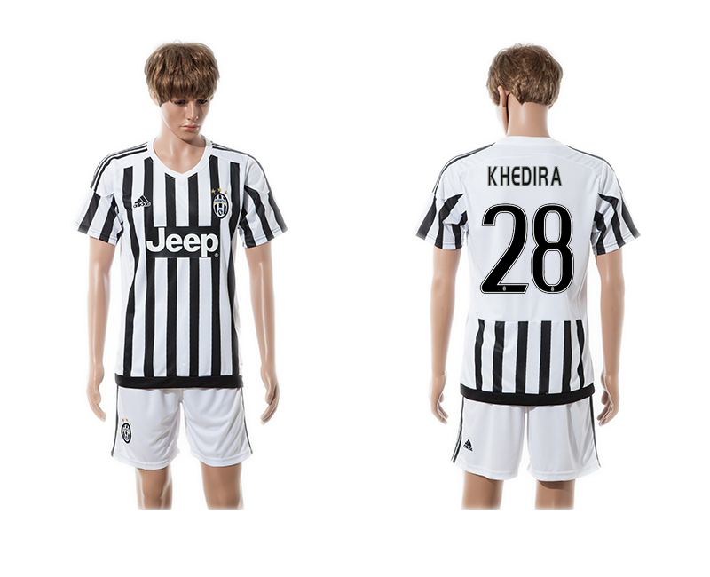 2015-16 Juventus 28 KHEDIRA Home Jersey