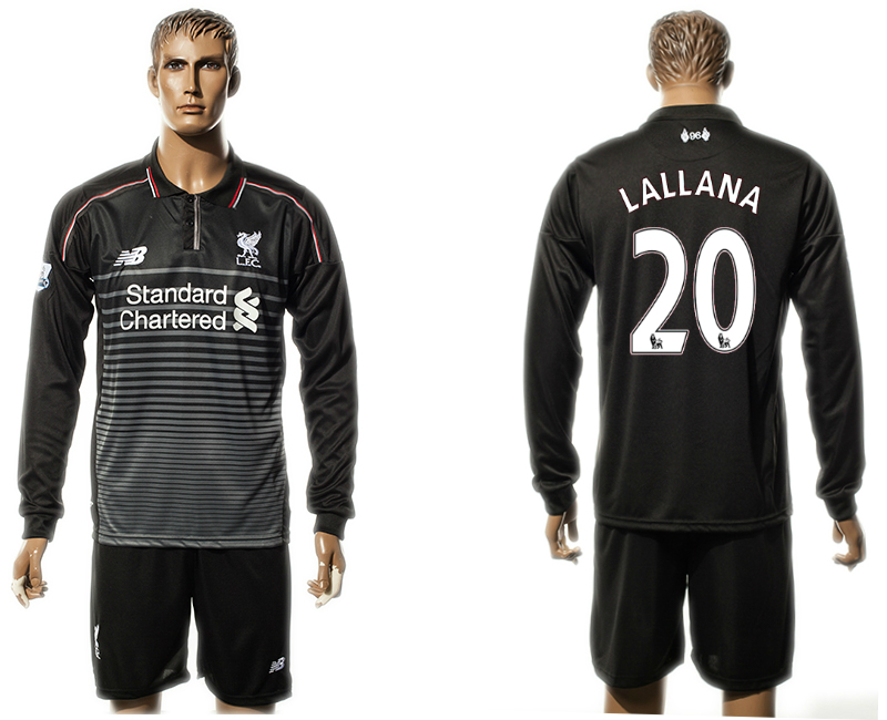 2015-16 Liverpool 20 LALLANA Third Away Long Sleeve Jersey