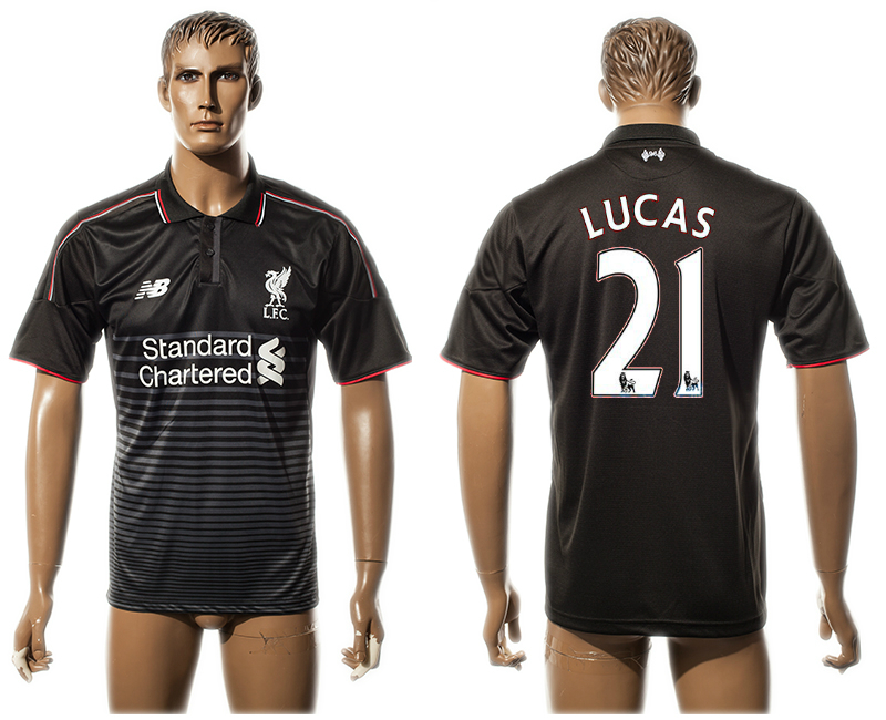 2015-16 Liverpool 21 LUCAS Third Away Thailand Jersey 2015-16 Liverpool 21 LUCAS Third Away Thailand Jersey