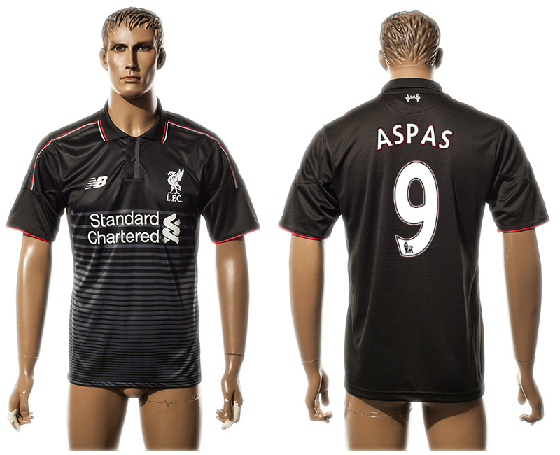 2015-16 Liverpool 9 ASPAS Third Away Thailand Jersey