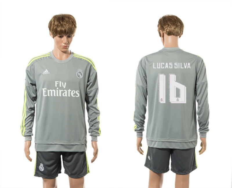 2015-16 Real Madrid 16 LUCAS Away Jersey