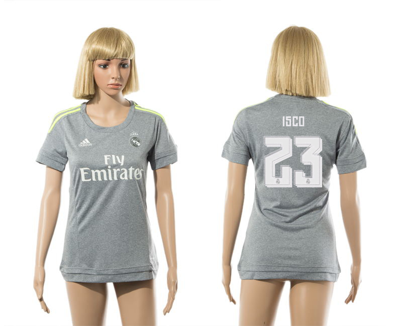2015-16 Real Madrid 23 ISCO Away Women Jersey