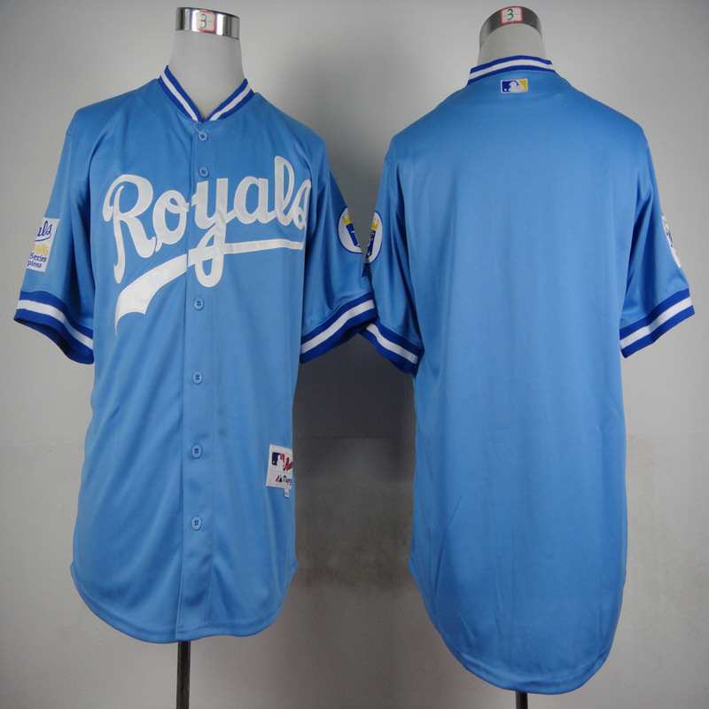 Royals Blank Light Blue 1985 Turn Back The Clock Jersey