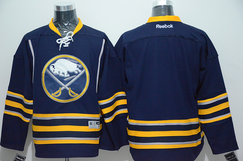 Sabres Blank Blue Reebok Jersey - Click Image to Close