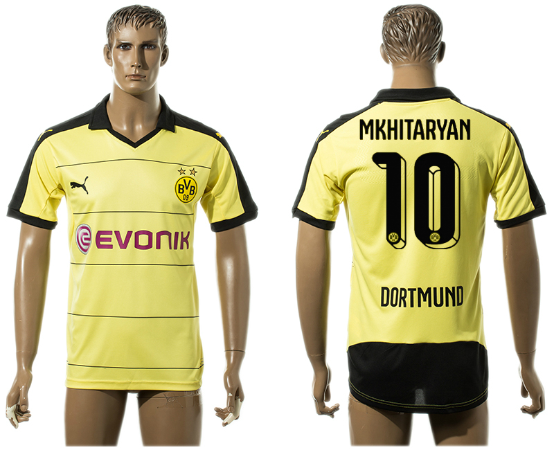2015-16 Dortmund 10 MKHITARYAN Home Thailand Jersey