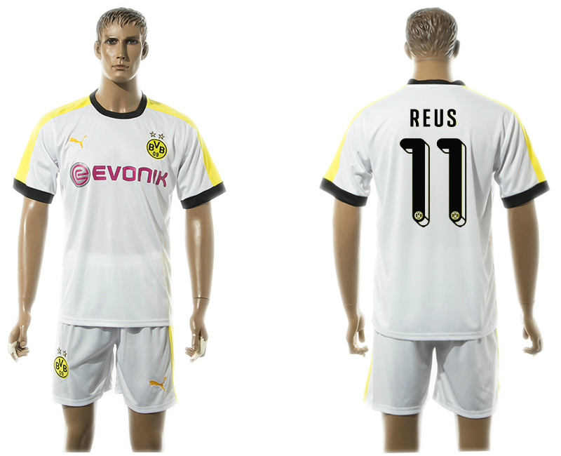 2015-16 Dortmund 11 REUS Third Away Jersey