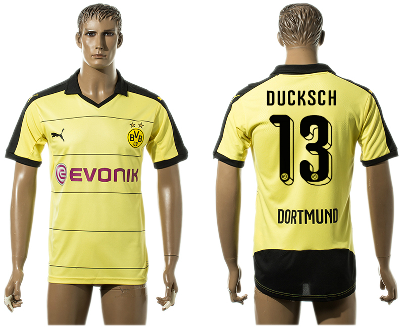 2015-16 Dortmund 13 DUCKSCH Home Thailand Jersey