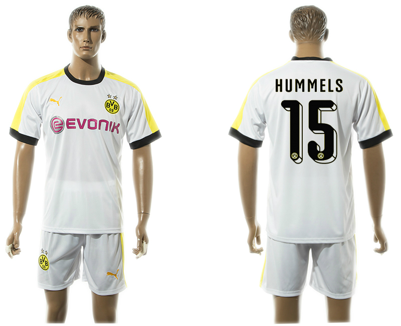 2015-16 Dortmund 15 HUMMELS Third Away Jersey