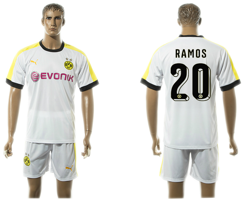 2015-16 Dortmund 20 RAMOS Third Away Jersey 2015-16 Dortmund 20 RAMOS Third Away Jersey