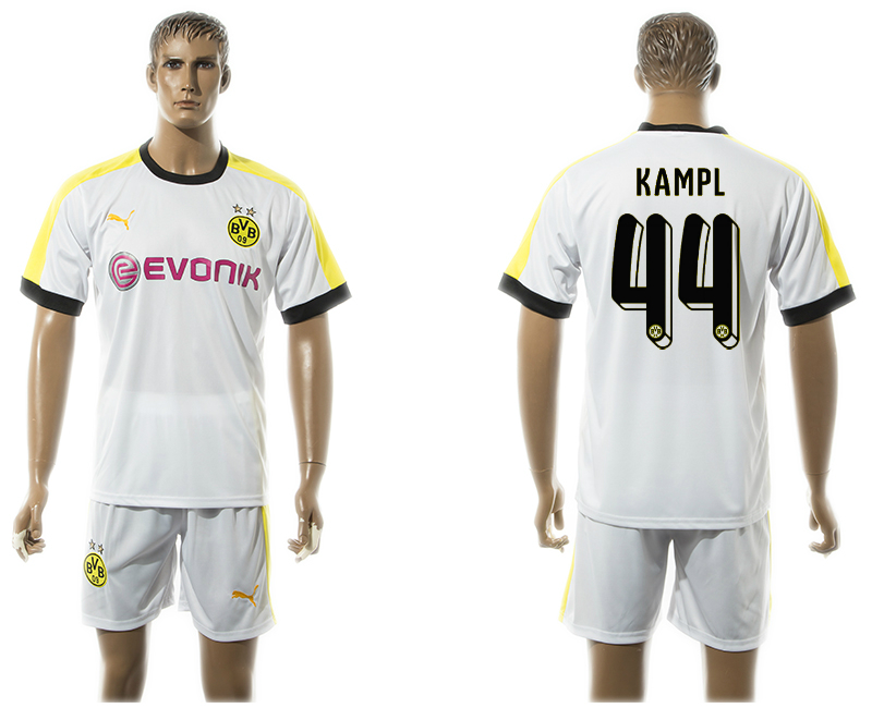 2015-16 Dortmund 44 KAMPL Third Away Jersey