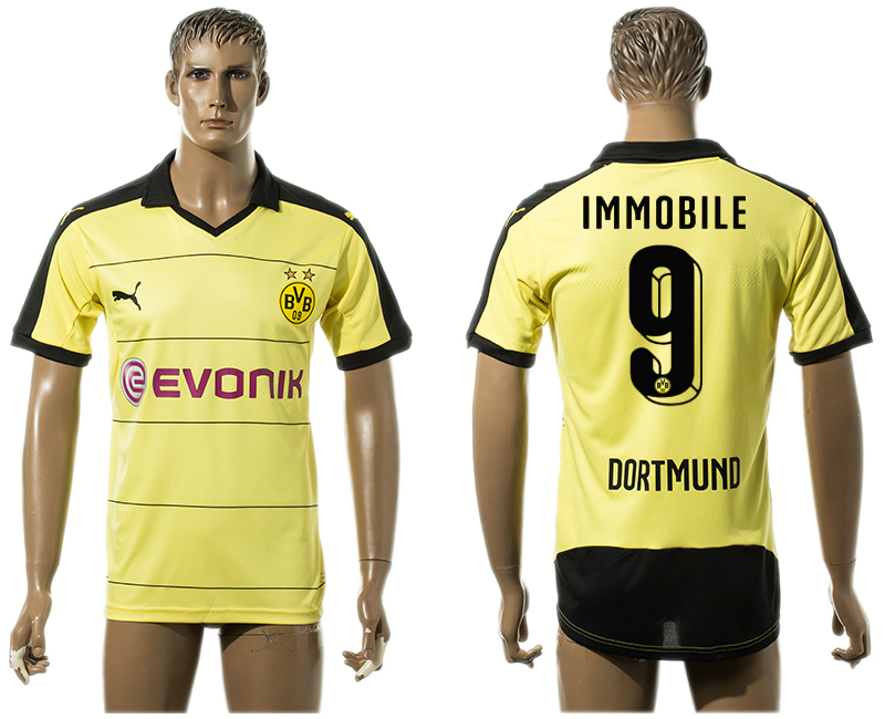 2015-16 Dortmund 9 IMMOBILE Home Thailand Jersey