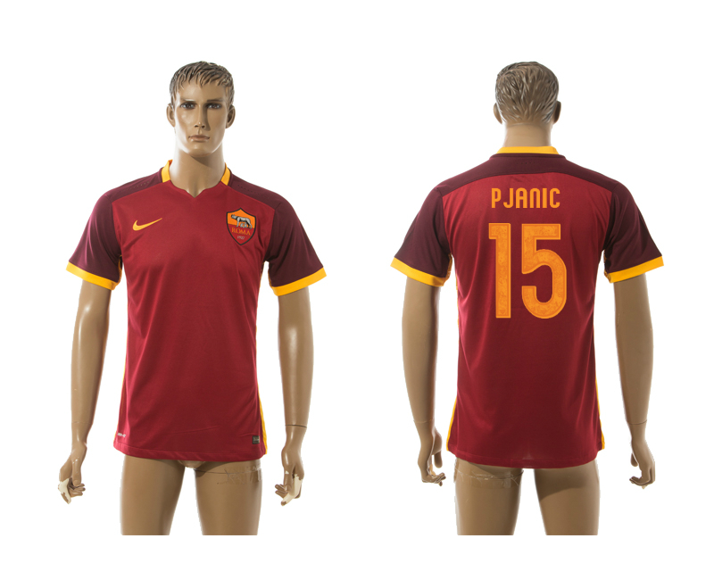 2015-16 Rome 15 PJANIC Home Thailand Jersey