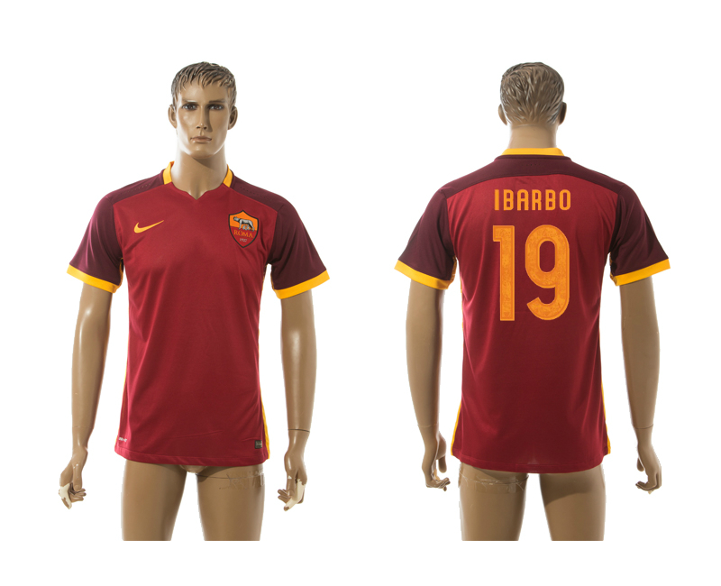 2015-16 Rome 19 IBARBO Home Thailand Jersey
