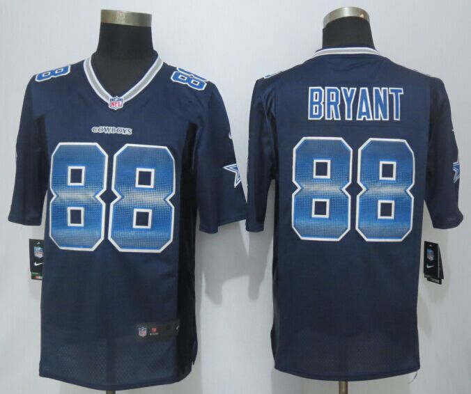 Nike Cowboys 88 Bryant Blue Pro Line Fashion Strobe Jersey