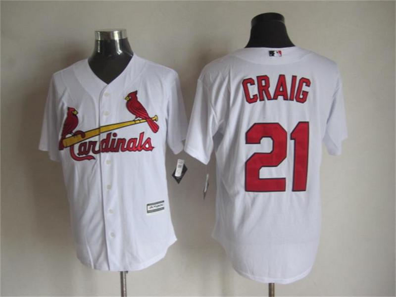Cardinals 21 Craig White New Cool Base Jersey