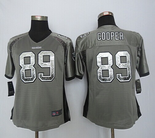 Nike Raiders 89 Cooper Drift Fashion Grey Women Jersey
