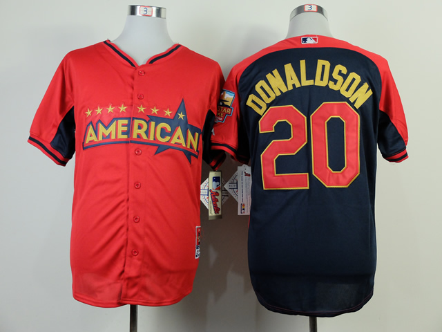 American League Athletics 20 Donaldson Red 2014 All Star Jerseys