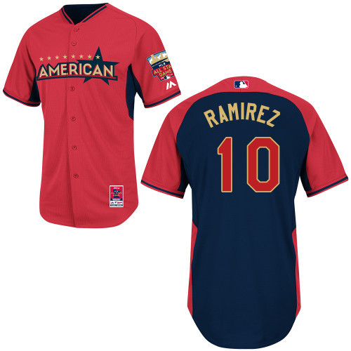 American League Dodgers 10 Ramirez Red 2014 All Star Jerseys - Click Image to Close