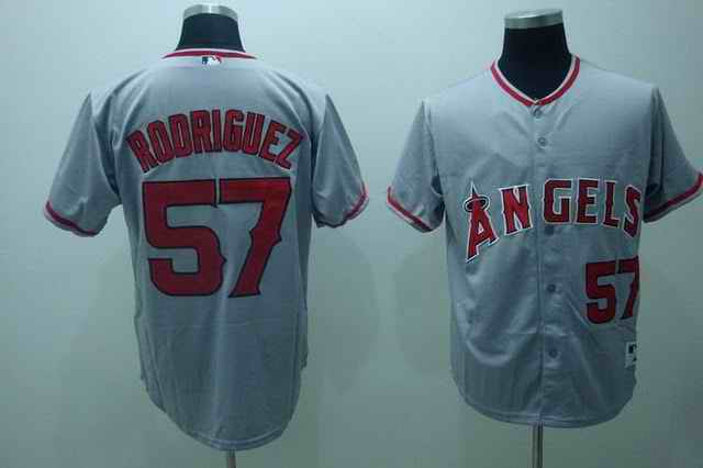 Angeles 57 Rodriguez Grey Jerseys