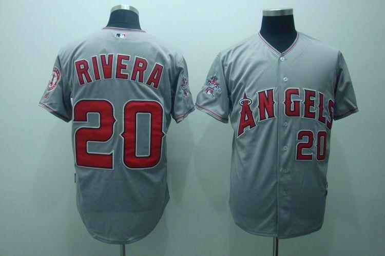 Angels 20 Rivera Grey Jerseys