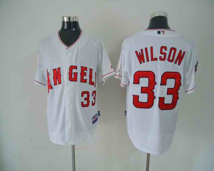 Angels 33 Wilson White jerseys
