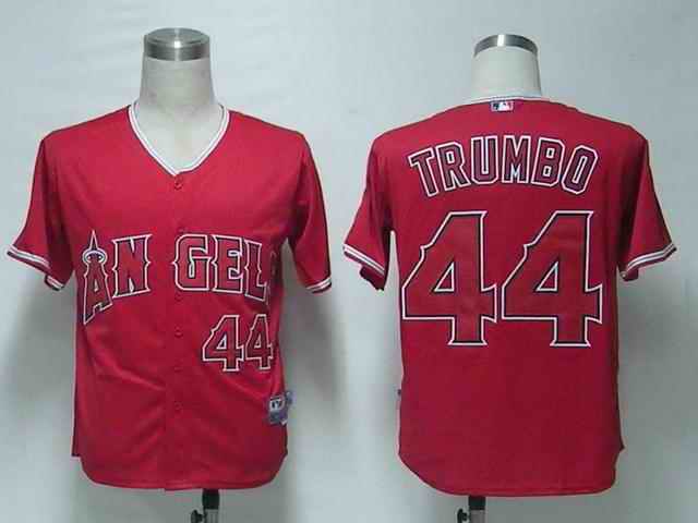 Angels 44 Trumbo Red Jerseys