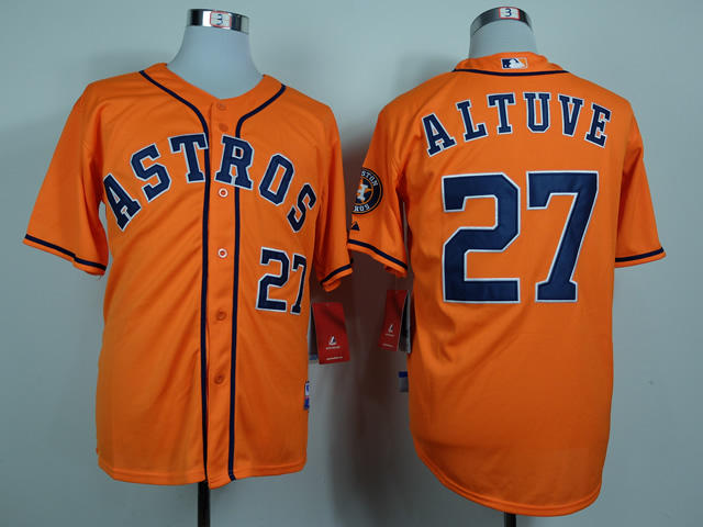 Astros 27 Altuve Orange Jerseys
