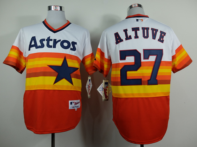 Astros 27 Altuve White 1979 Turn Back The Clock Jerseys