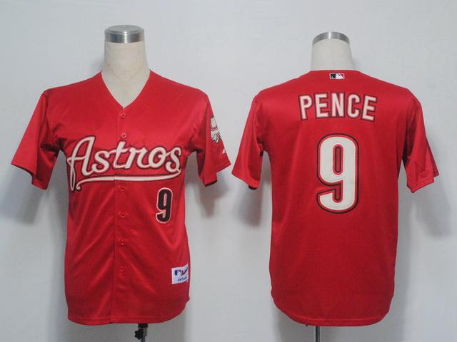 Astros 9 Abad Red Jerseys