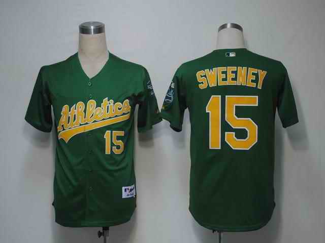 Athletics 15 Sweeney green Jerseys