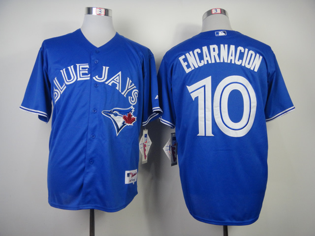 Blue Jays 10 Encarnacion Blue Jerseys Blue Jays 10 Encarnacion Blue Jerseys
