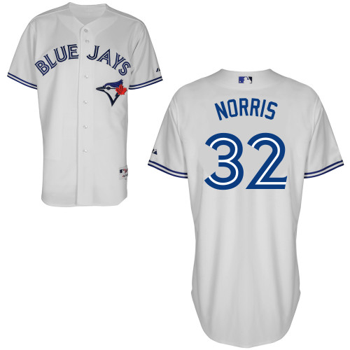 Blue Jays 32 Norris White Cool Base Jerseys