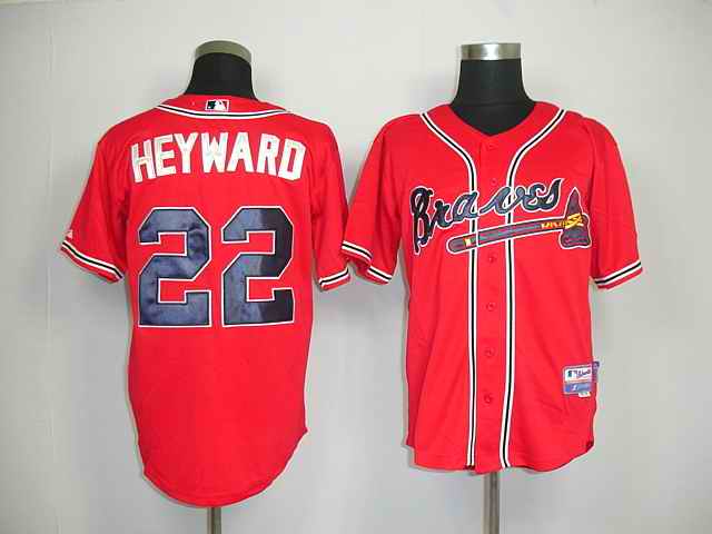 Braves 22 Heyward Red Jerseys