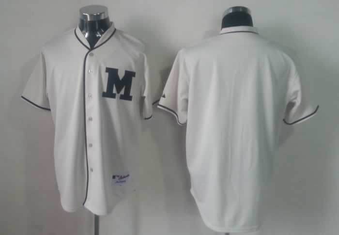 Brewers Blank White New Jerseys