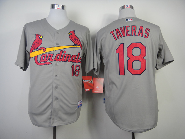 Cardinals 18 Taveras Grey Jerseys Cardinals 18 Taveras Grey Jerseys