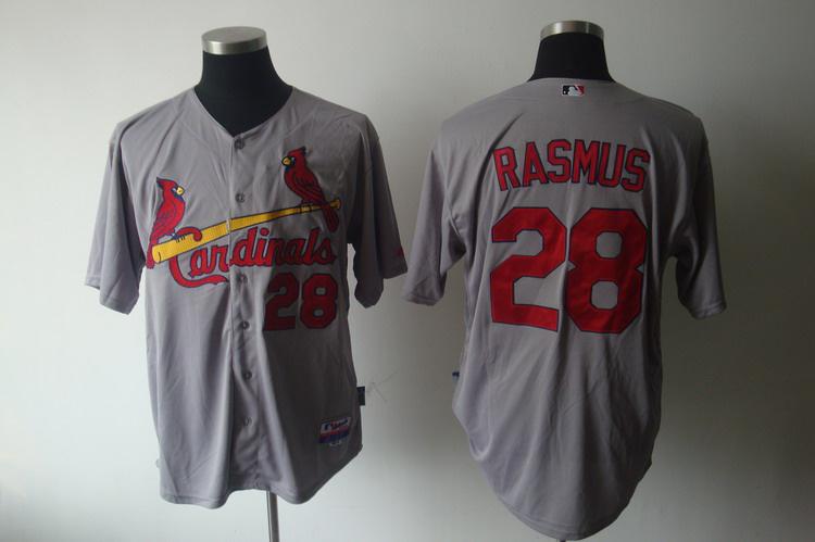 Cardinals 28 Rasmus grey Jerseys