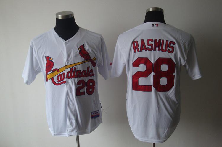Cardinals 28 Rasmus white Jerseys