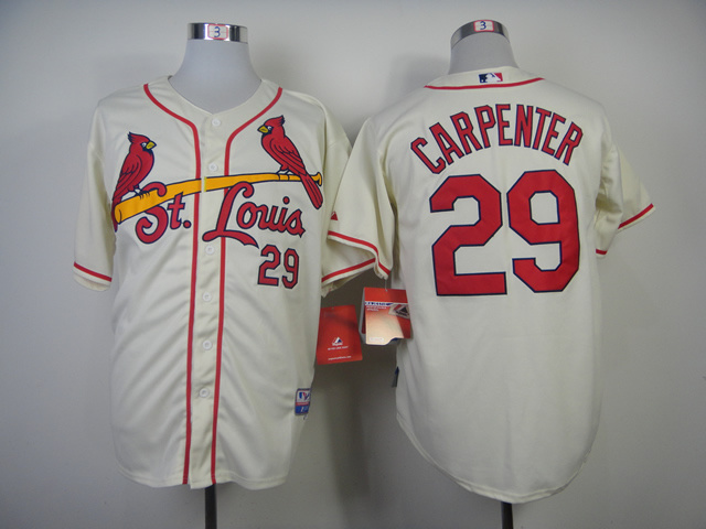 Cardinals 29 Carpenter Cream Jerseys