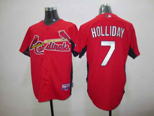 Cardinals 7 Holliday Red Jerseys