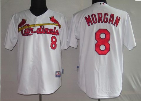 Cardinals 8 Morgan white Jerseys