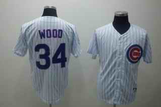 Cubs 34 Kerry Wood White Jersey