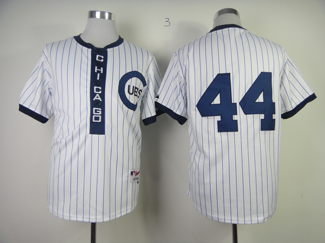 Cubs 44 Anthony Rizzo White Turn Back The Clock Jersey - Click Image to Close