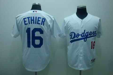 Dodgers 16 ethier white jerseys