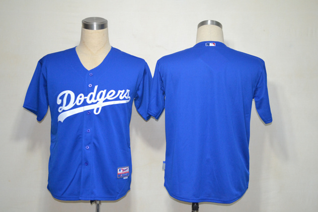 Dodgers Blank Blue Jerseys