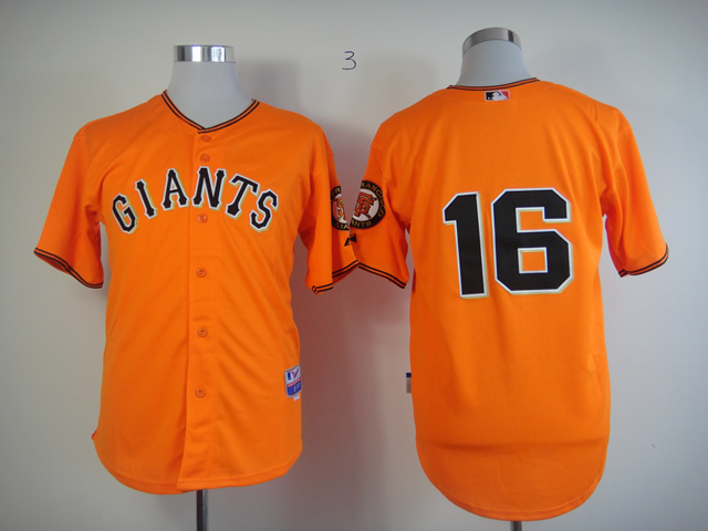 Giants 16 Pagan Orange Jerseys
