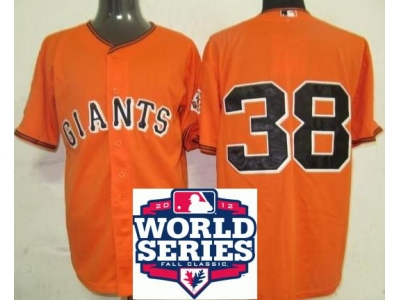 Giants 38 Wilson Orange 2012 World Series Jerseys Giants 38 Wilson Orange 2012 World Series Jerseys