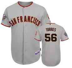 Giants 56 Torres Grey Jerseys - Click Image to Close